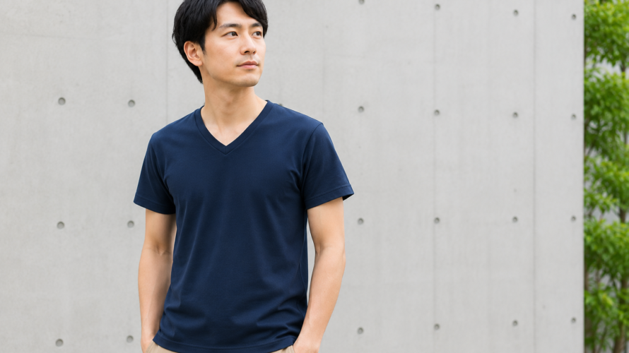 VネックTシャツの魅力とは？
